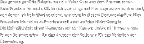 Das gerade gehörte Beispiel war